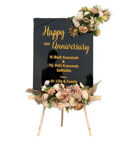 Papan Bunga Akrilik Laren